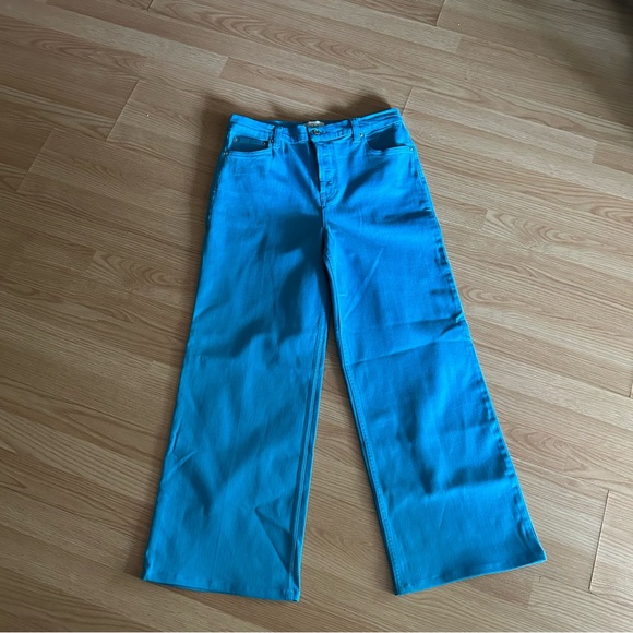Rails Denim Aquarius The Getty High Rise Wide Leg Jeans Size 31 - Picture 2 of 11
